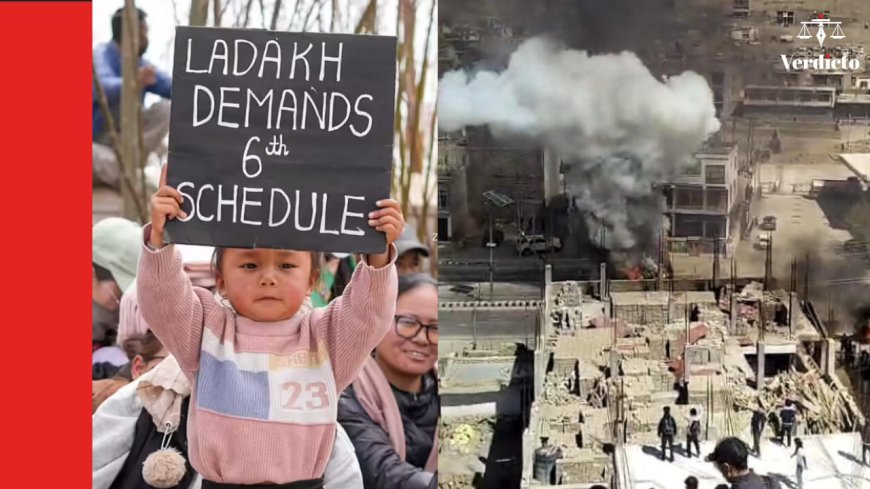 Ladakh Unrest: Leh Protests Over Statehood and Sixth Schedule Turn Deadly