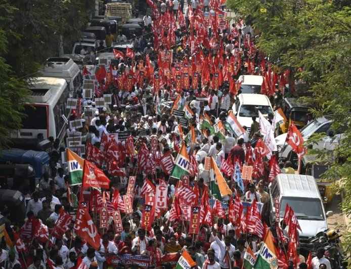 Labour Codes Under Fire: Nationwide Strike Challenges ‘Pro-Corporate’ Policies