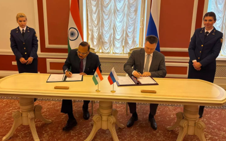 Supreme Courts of India and Russia Sign MoU on Judicial Cooperation; CJI Surya Kant and Chief Justice Krasnov Meet in Moscow